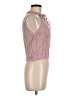 Shein 100% Polyester Pink Sleeveless Blouse Size 6 - photo 4