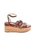 Jessica Simpson Brown Wedges Size 11 - photo 1
