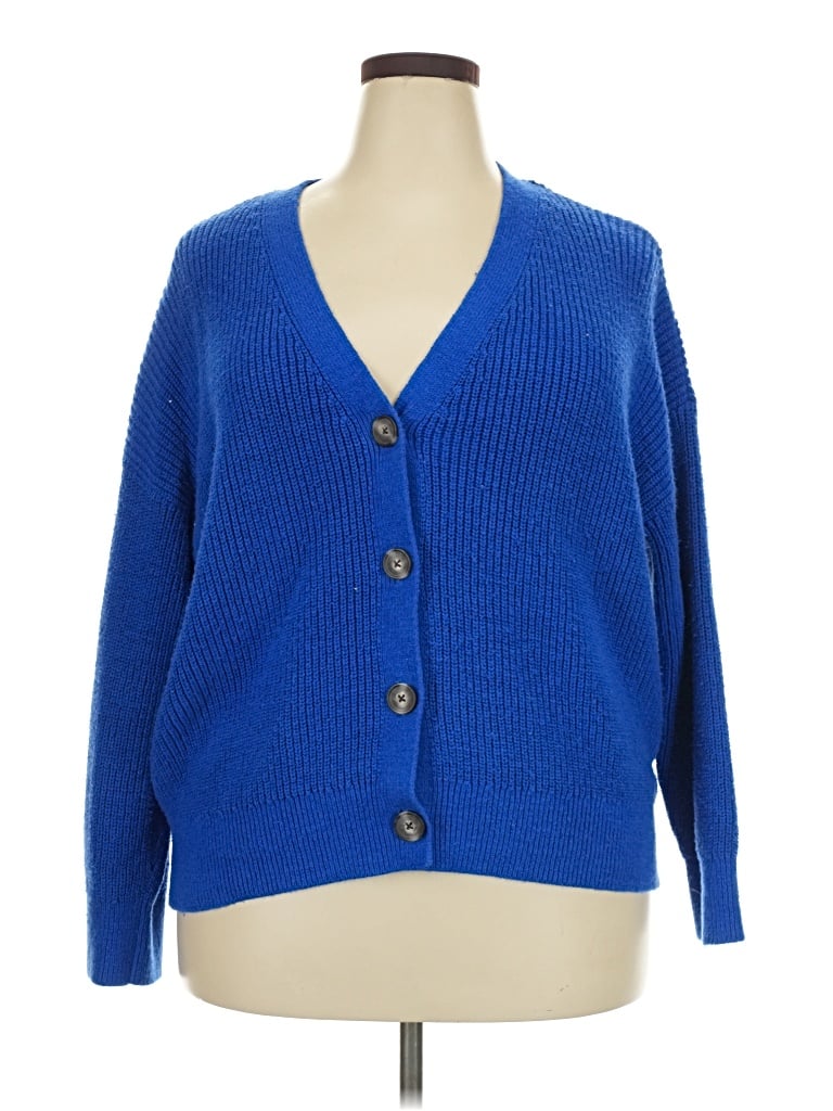 Pre-owned Old Navy Cardigan Sweater In Blue
