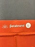 Betabrand Color Block Orange Casual Pants Size L - photo 7