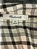 Madewell Checkered-gingham Ivory Long Sleeve Button-Down Shirt Size XS - photo 7
