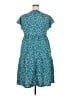 Unbranded 100% Polyester Teal Casual Dress Size XXL - photo 2