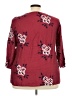 Kindred 100% Polyester Burgundy 3/4 Sleeve Blouse Size 3X - photo 2