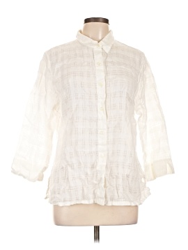 Sag Harbor 3/4 Sleeve Button Down Shirt