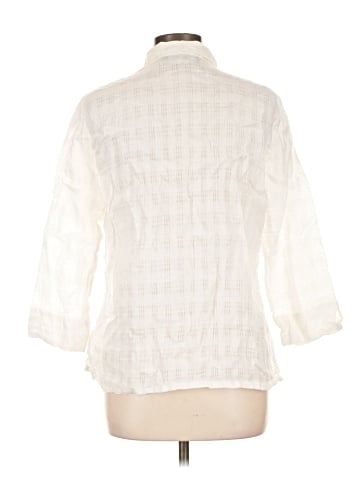 Sag Harbor 3/4 Sleeve Button-Down Shirt (view 2)