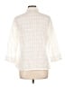 Sag Harbor 100% Linen Ivory 3/4 Sleeve Button-Down Shirt Size L - photo 2