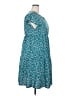 Unbranded 100% Polyester Teal Casual Dress Size XXL - photo 4