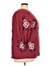 Kindred 100% Polyester Burgundy 3/4 Sleeve Blouse Size 3X - photo 4