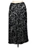 Halogen 100% Polyester Animal Print Black Casual Skirt Size XL - photo 2