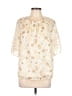 Ann Taylor LOFT Ivory 3/4 Sleeve Blouse Size L - photo 1