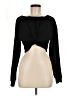 Shein 100% Polyester Black Long Sleeve Top Size M - photo 1