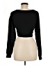 Shein 100% Polyester Black Long Sleeve Top Size M - photo 2