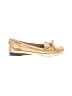 MICHAEL Michael Kors 100% Leather Gold Flats Size 6 1/2 - photo 1