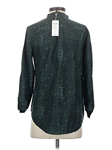 Eileen Fisher Long Sleeve Silk Top (view 2)