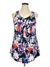 Assorted Brands Purple Sleeveless Blouse Size 2X - photo 1