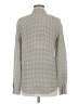 Equipment 100% Silk Houndstooth Ivory Blouse Size M - photo 2