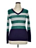 Assorted Brands Color Block Green Pullover Sweater Size XL - photo 1