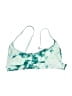 Shein Tropical Green Swimsuit Top Size M - photo 1