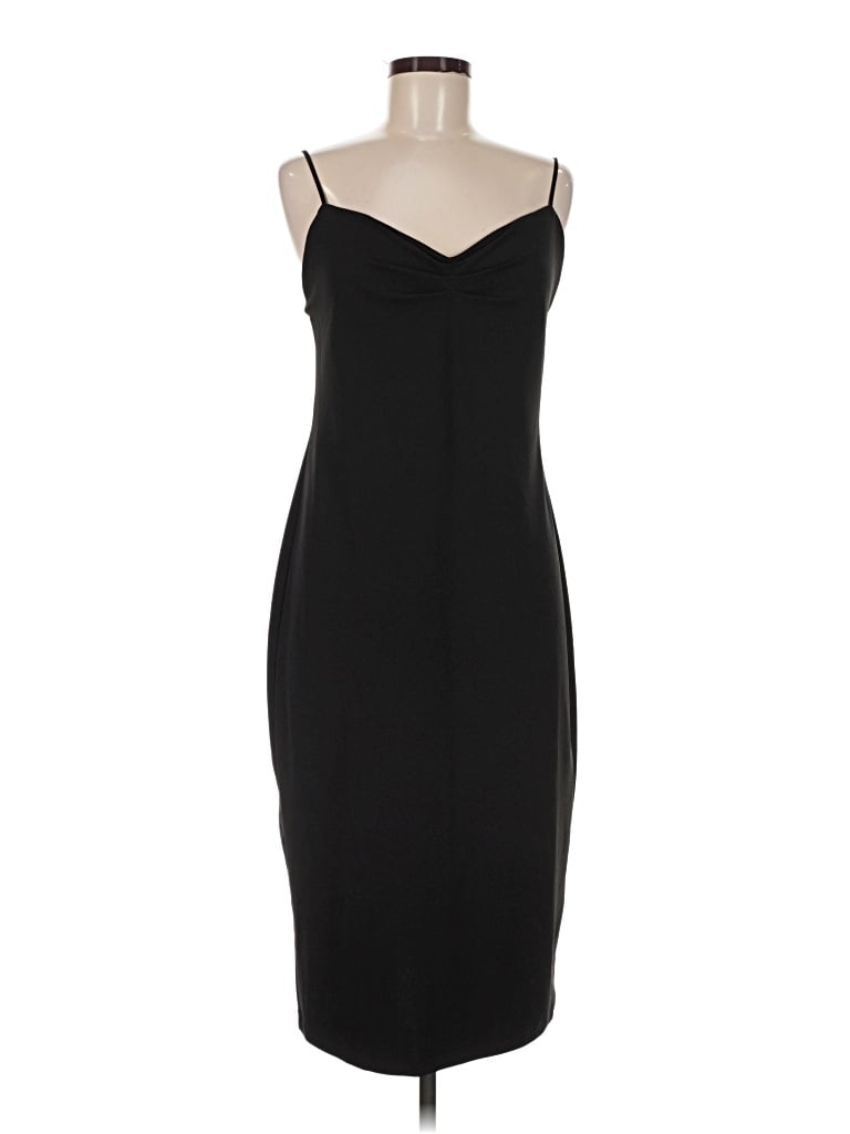 Pre-owned Zara Cocktail Dress In Black