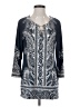 JM Collection Blue 3/4 Sleeve Blouse Size S - photo 1