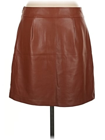 Ann Taylor LOFT Faux Leather Skirt (view 2)