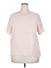 Unbranded 100% Polyester Pink Short Sleeve Top Size XXL - photo 1