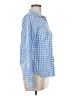 UNTUCKit 100% Cotton Checkered-gingham Blue Long Sleeve Button-Down Shirt Size 6 - photo 4