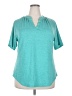 Unbranded Teal Short Sleeve Top Size 2X - photo 1