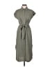 DKNY 100% Polyester Gray Casual Dress Size 2 - photo 1