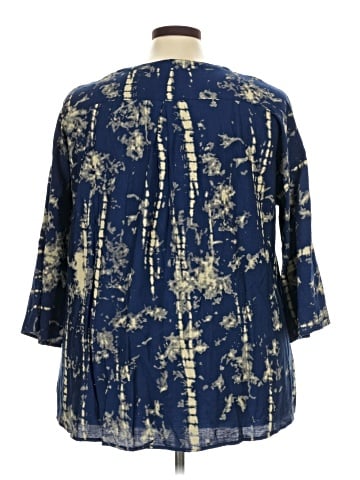 Suzanne Betro 3/4 Sleeve Blouse (view 2)