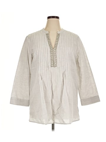 Chico's 3/4 Sleeve T-Shirt (view 1)