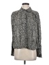 Billabong 100% Rayon Animal Print Black Long Sleeve Blouse Size S - photo 1