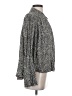 Billabong 100% Rayon Animal Print Black Long Sleeve Blouse Size S - photo 4