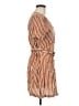 MNG Stripes Orange Casual Dress Size 6 - photo 4