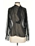 Equipment 100% Polyester Polka Dots Black Long Sleeve Blouse Size XS - photo 1