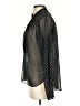 Equipment 100% Polyester Polka Dots Black Long Sleeve Blouse Size XS - photo 5
