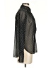 Equipment 100% Polyester Polka Dots Black Long Sleeve Blouse Size XS - photo 4