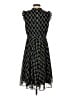Ann Taylor 100% Polyester Stars Black Cocktail Dress Size 4 (petite) - photo 2