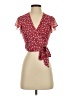 TOBI 100% Polyester Red Short Sleeve Blouse Size S - photo 1