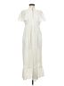 ALEXACHUNG 100% Cotton Ivory Casual Dress Size 8 - photo 1