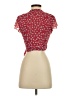 TOBI 100% Polyester Red Short Sleeve Blouse Size S - photo 2