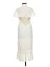 ALEXACHUNG 100% Cotton Ivory Casual Dress Size 8 - photo 2