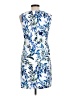 Connected Apparel Tropical Blue Casual Dress Size 10 (petite) - photo 2