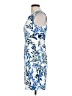 Connected Apparel Tropical Blue Casual Dress Size 10 (petite) - photo 5