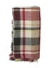 Unbranded Plaid Burgundy Scarf One size - photo 2
