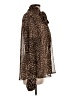 Primark 100% Polyester Animal Print Brown Long Sleeve Blouse Size 10 - photo 4