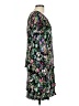 Connected Apparel Floral Black Casual Dress Size 10 (petite) - photo 4