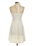 Moda International Solid Ivory Cocktail Dress Size S - photo 2