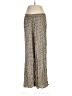 Harlyn 100% Polyester Print Gold Casual Pants Size M - photo 1