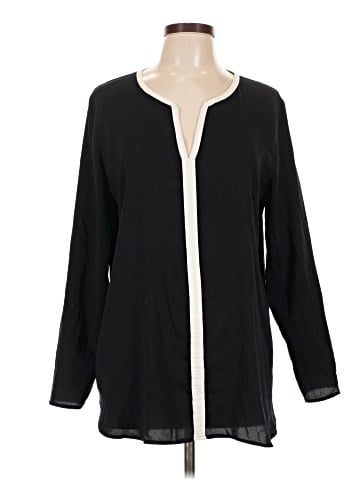 Ann Taylor Factory Long Sleeve Blouse (view 1)